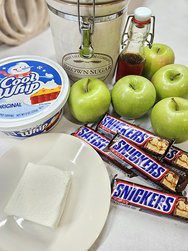 The ingredients on the counter