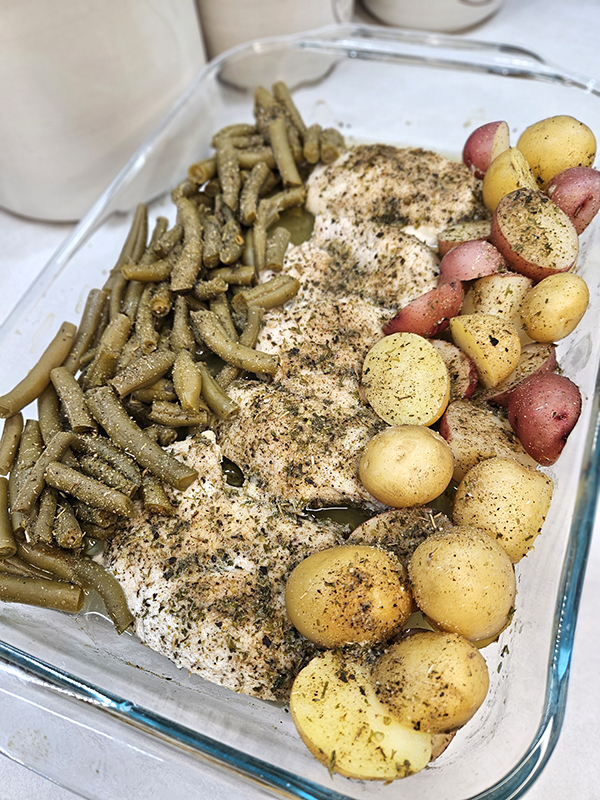 Chicken casserole - August 2025 Homesteading Update