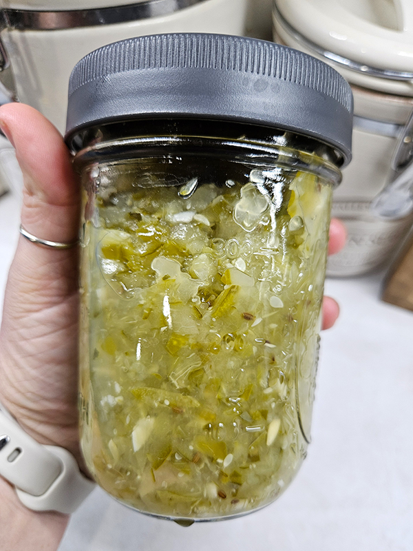 Dill relish canned
