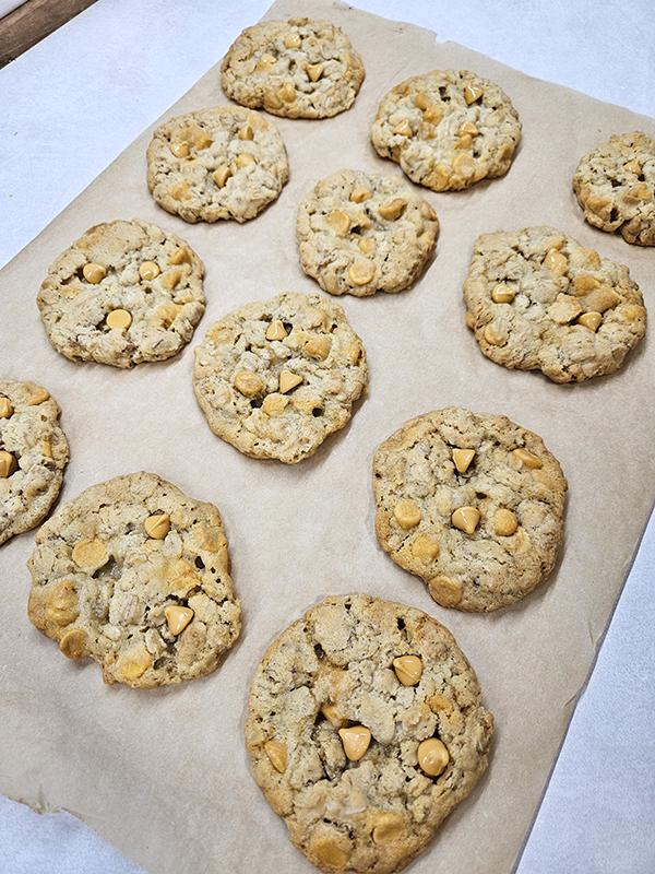 Cookies after baking