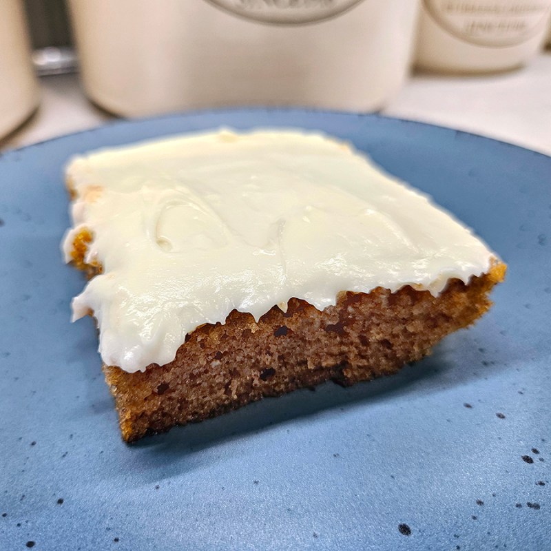 shortcut carrot bars with cream cheese frosting