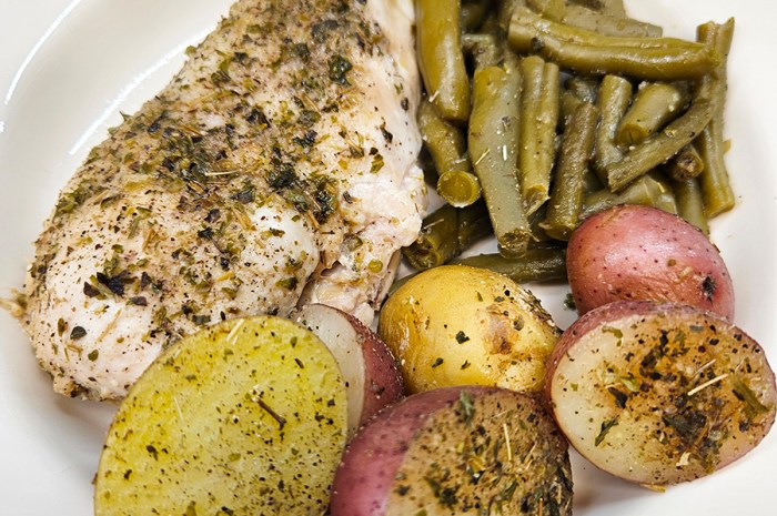 Chicken, Potatoes & Green Beans – A Complete One Dish Meal