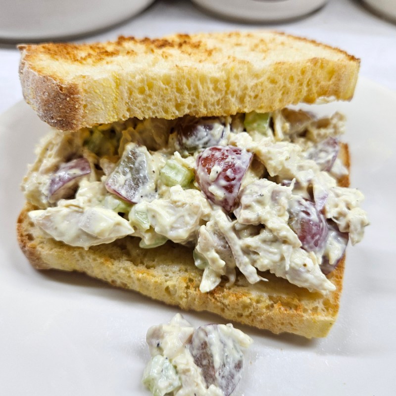 Homemade Chicken Salad Sandwich