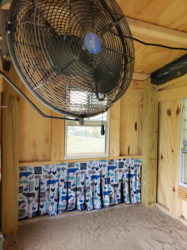 Summer Chicken Care Checklist - the inside of our chicken coop