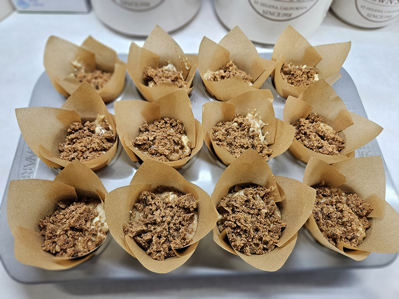 cinnamon roll muffins ready for baking