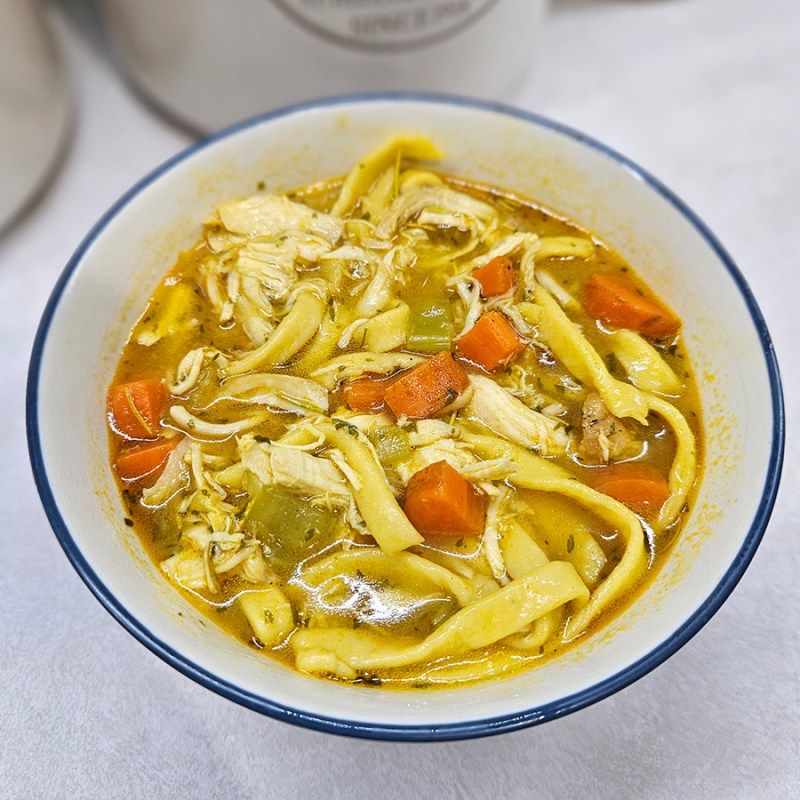Dutch Oven Chicken Noodle Soup