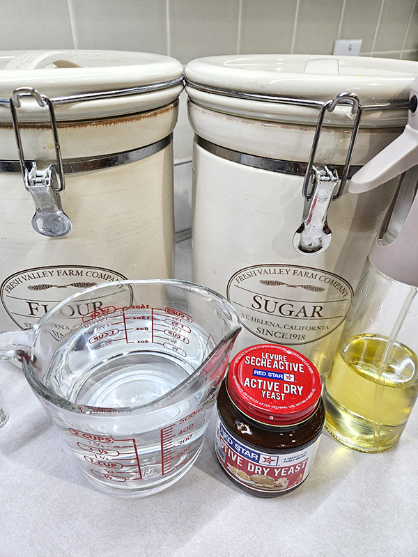 Ingredients for Simple Homemade French Bread