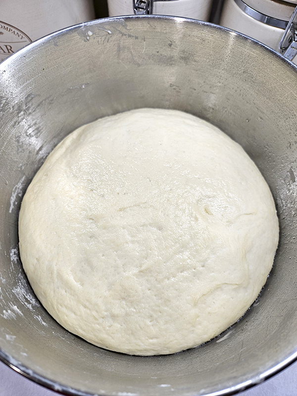 Dough doubled in size - simple homemade french bread