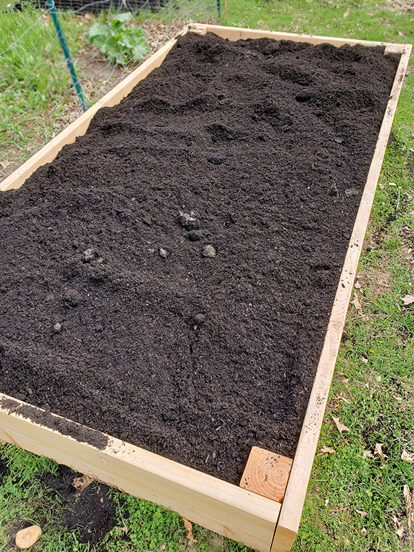 A new raised bed - plan your garden