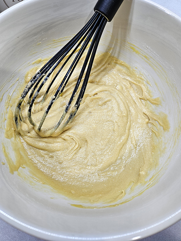 Light and fluffy butter and brown sugar mixed together