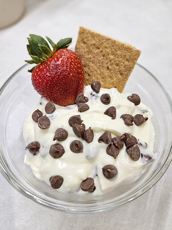 Chocolate chip dip variation