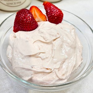 marshmallow strawberry fruit dip