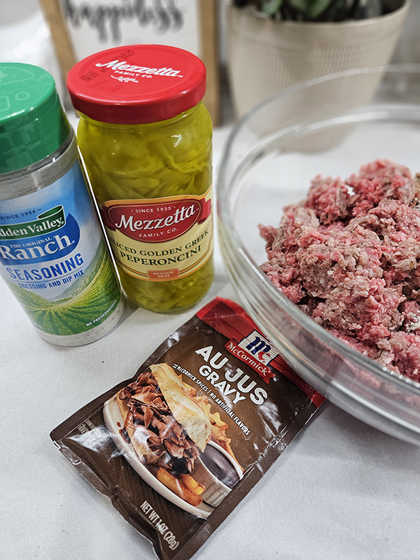 Ingredients For Mississippi Smash Burgers