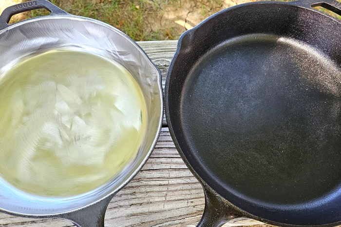 Refinish A Modern Cast Iron Skillet So It Works Like A Vintage One