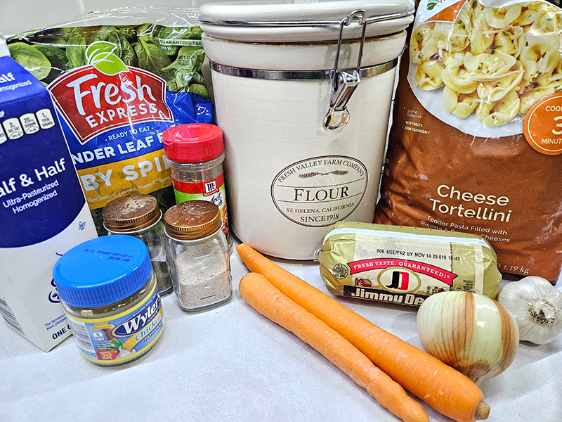 ingredients for the recipe