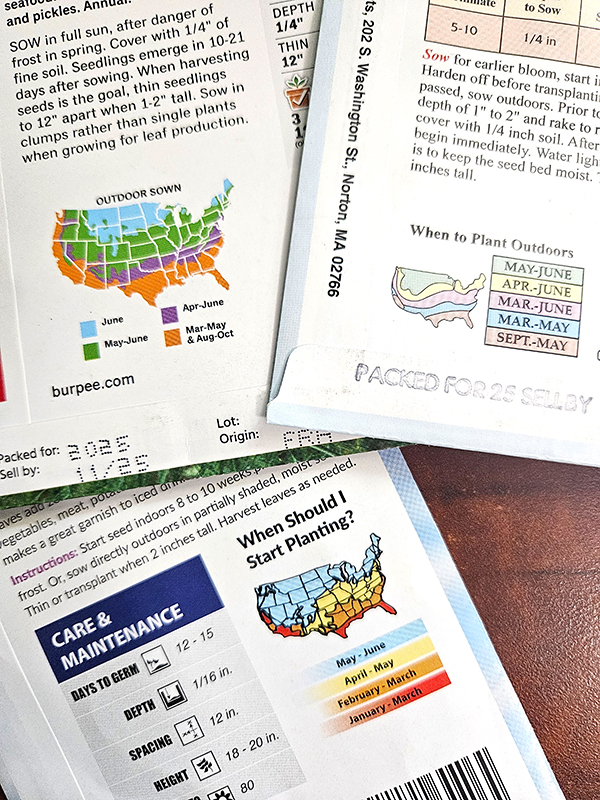 Three types of USA Hardiness Zones/Planting maps