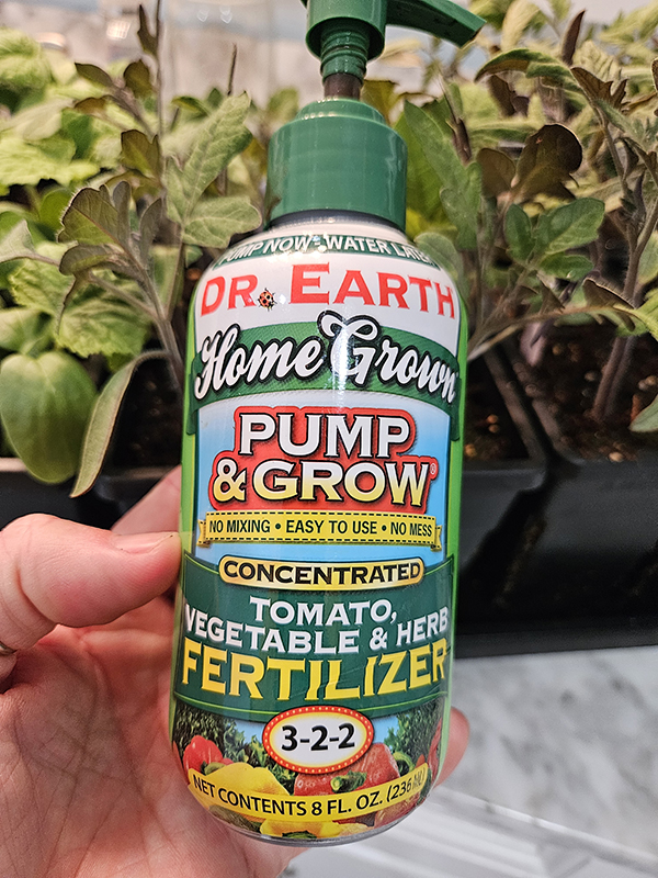 Fertilizer for starting seeds indoors