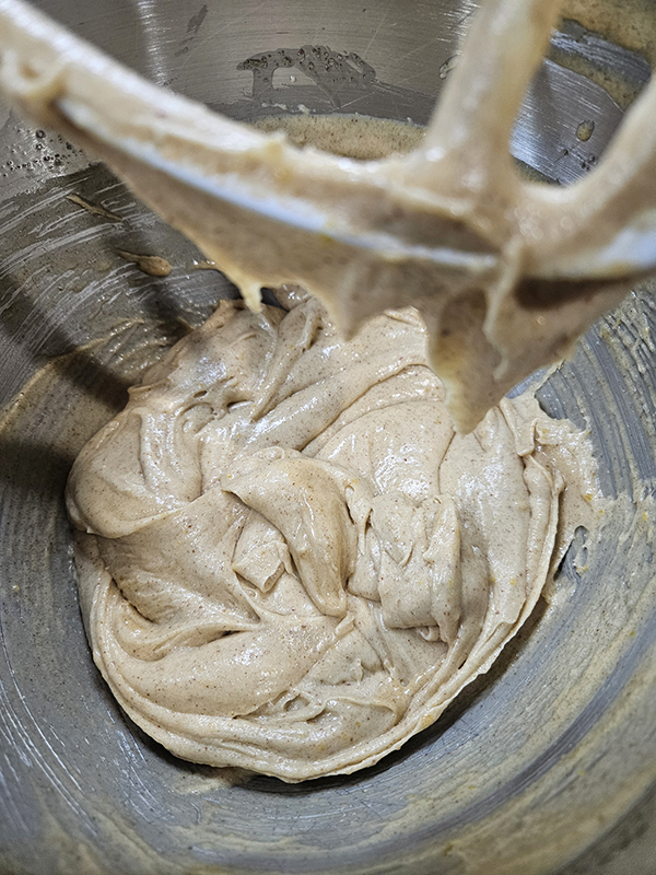 Light and fluffy sourdough discard chocolate chip cookie wet ingredients