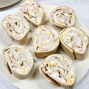 Turkey Bacon Ranch Pinwheels