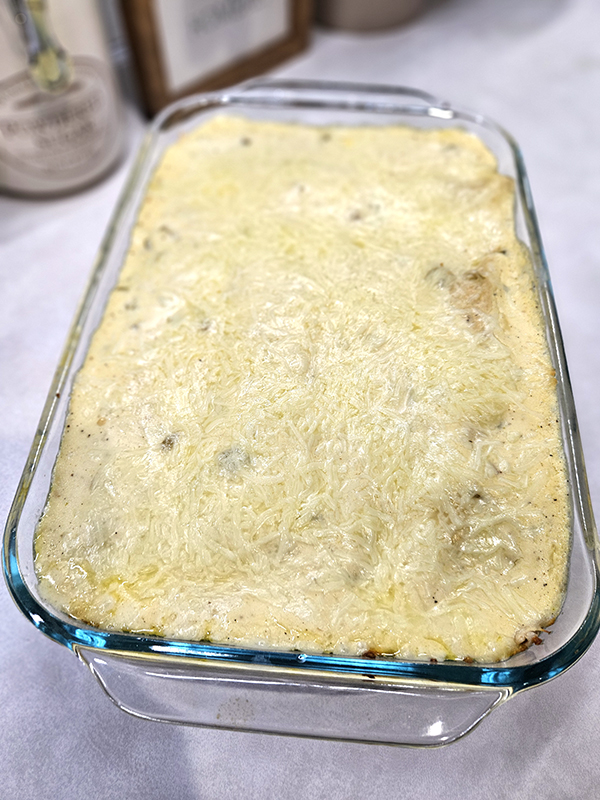Easy White Chicken Enchiladas