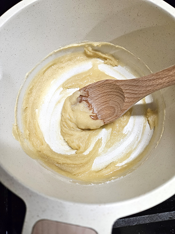 Creating a roux - Easy White Chicken Enchiladas