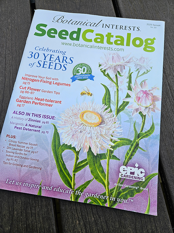 A Botanical Garden's seed catalog