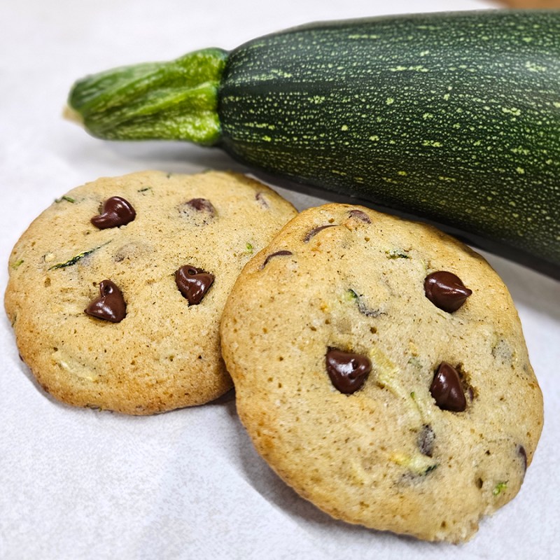 Zucchini Chocolate Chip Cookies